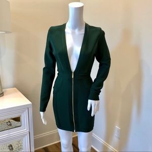 House of CB Deep V Bandage Dress